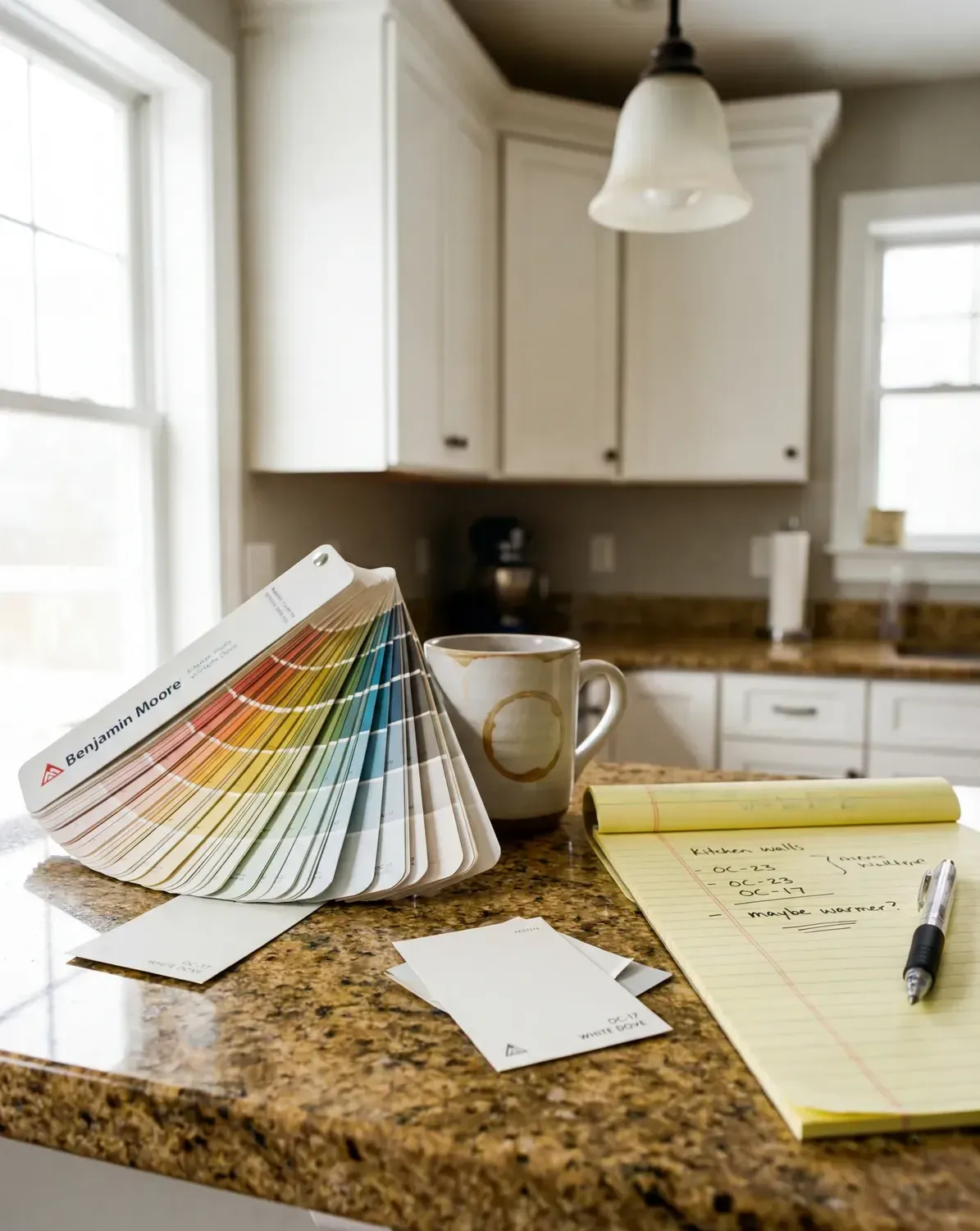 Dave Foster meeting with a homeowner for a free painting consultation in Front Royal, VA