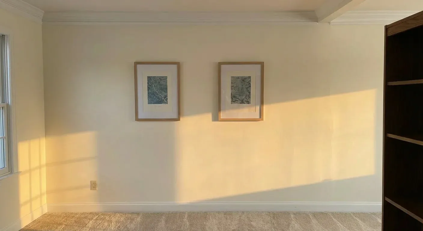 Wall after drywall repair by Greystone Painting