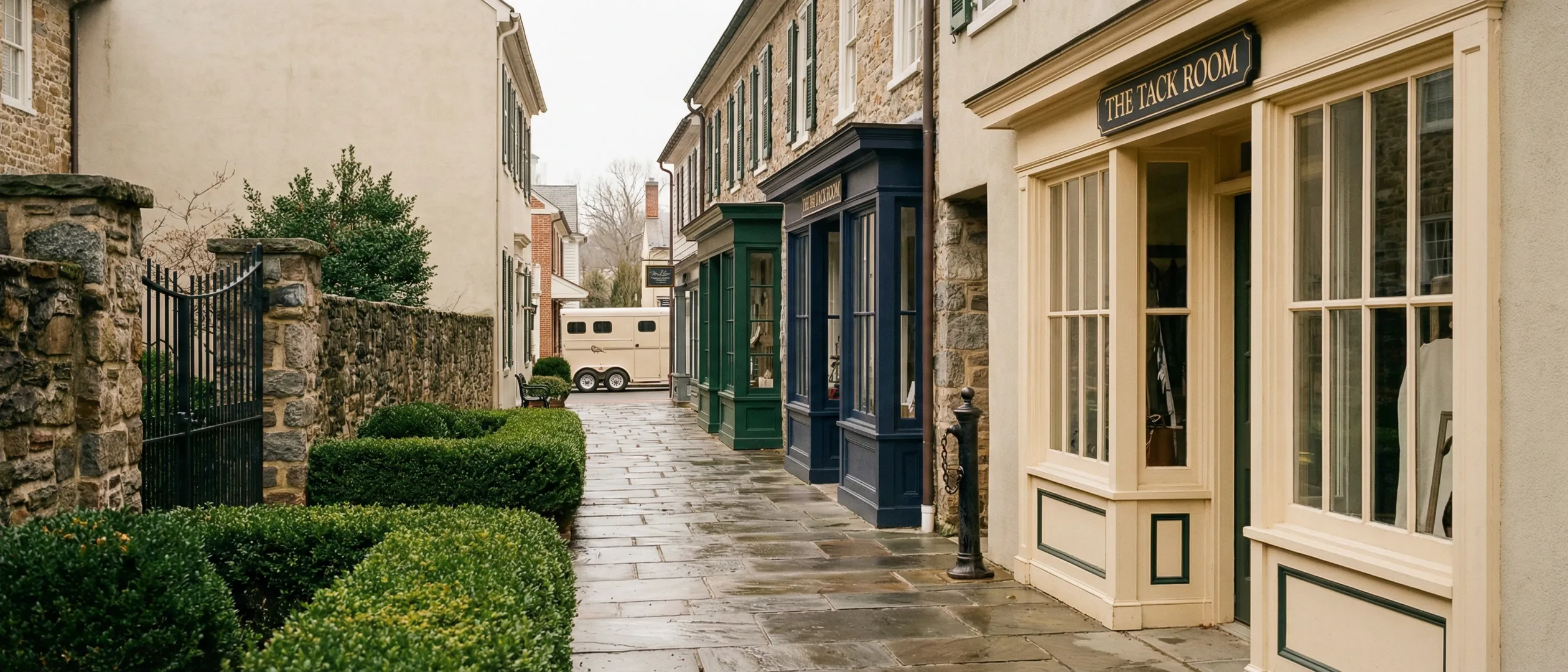 Washington Street in Middleburg, Virginia