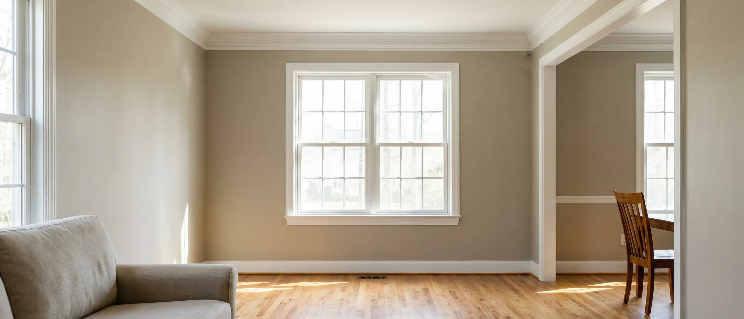 Living room interior painted by Greystone Painting in Front Royal, Virginia