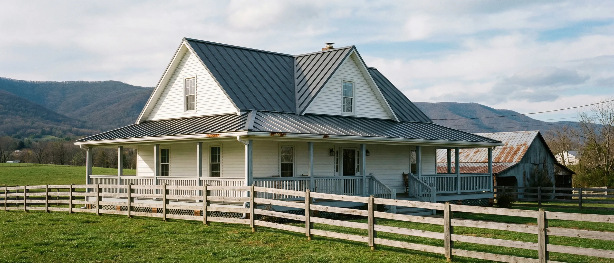 Freshly coated metal roof by Greystone Painting