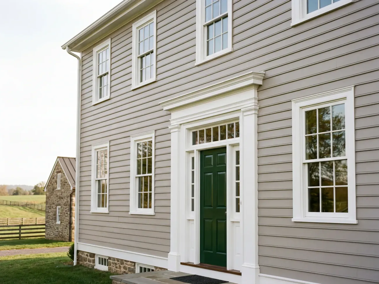 Freshly painted residential home in Berryville, Virginia