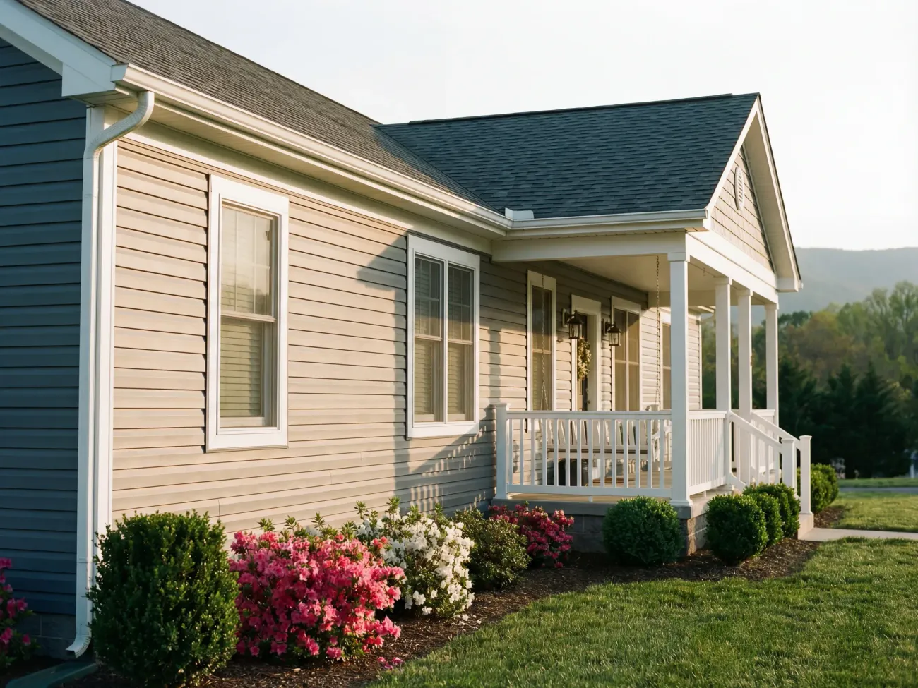 Freshly painted residential home in Front Royal, Virginia