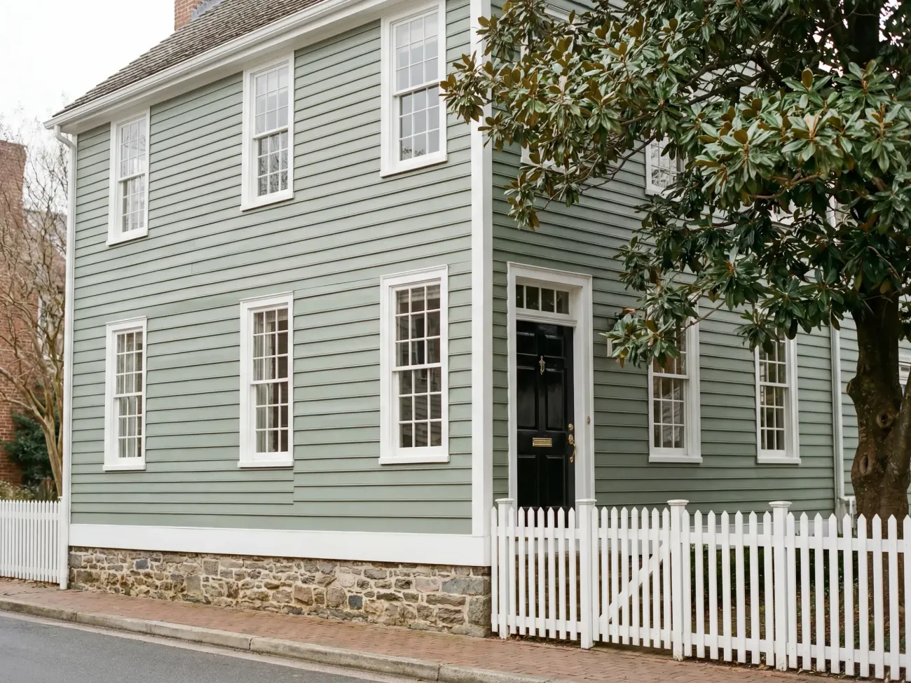 Freshly painted residential home in Leesburg, Virginia