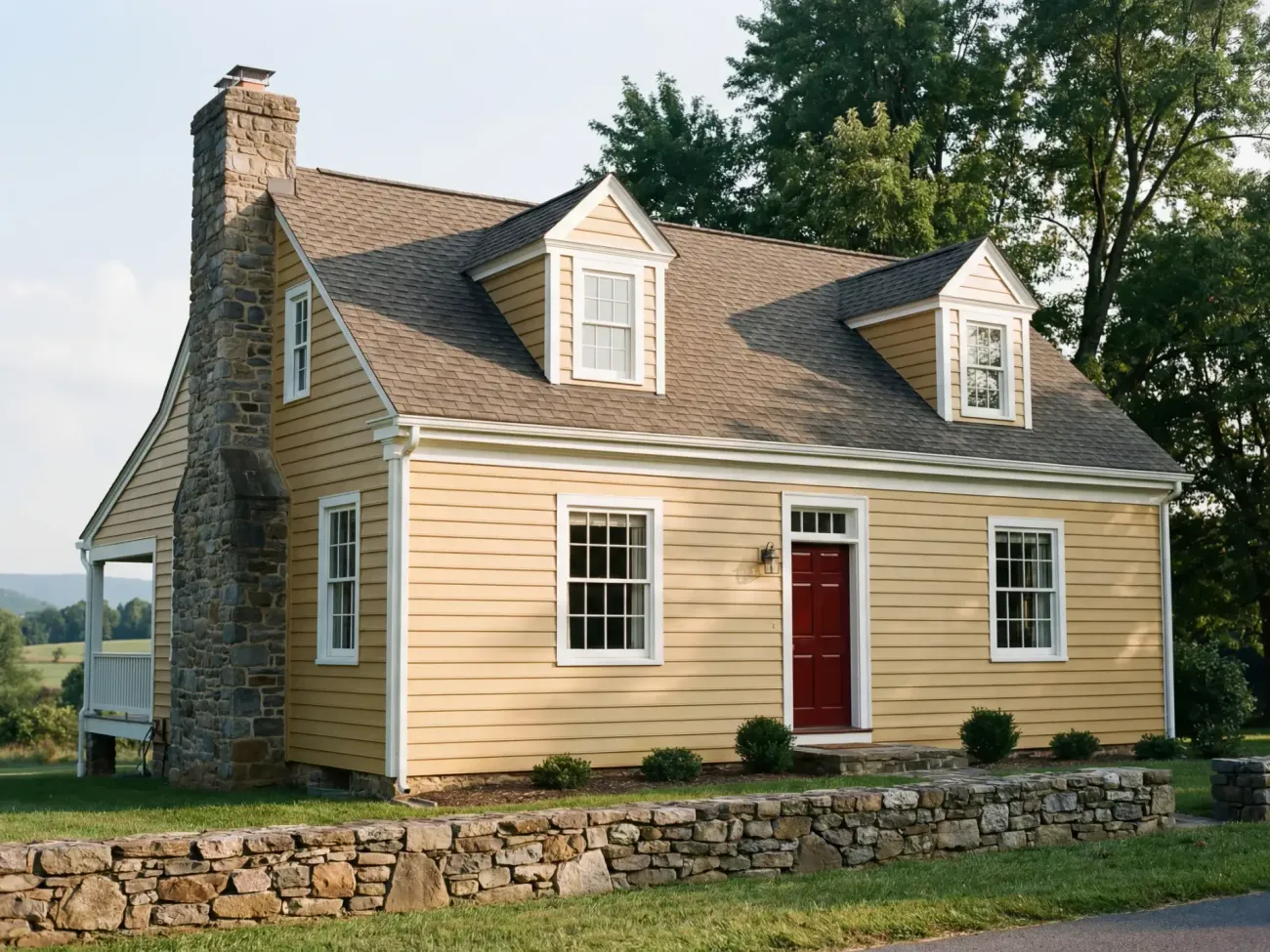 Freshly painted residential home in Stephens City, Virginia