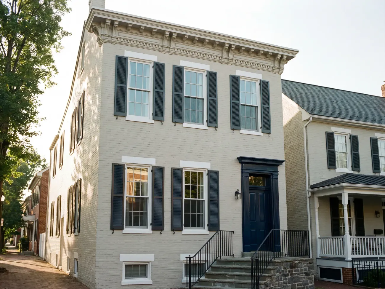 Freshly painted residential home in Winchester, Virginia