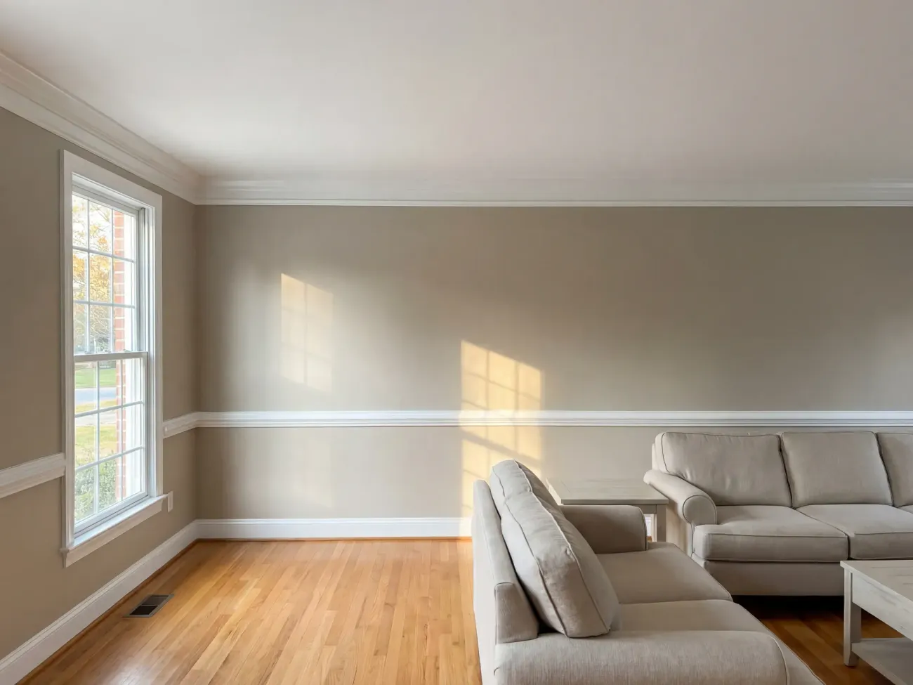 Living room interior painted by Greystone Painting in Front Royal, Virginia