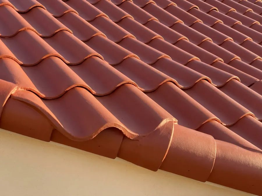 Tile roof restored with breathable protective coating