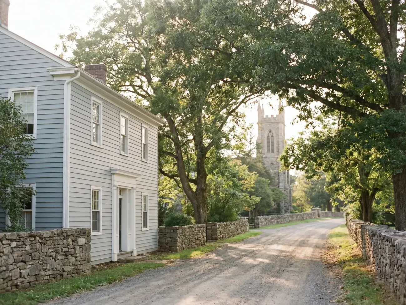 Historic Trinity Church in Upperville, Virginia